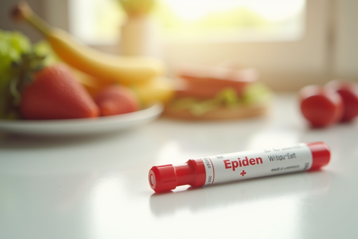EpiPen et bracelet d