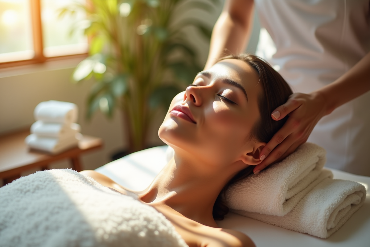 Réduction du stress par le massage de la tête : bienfaits et techniques