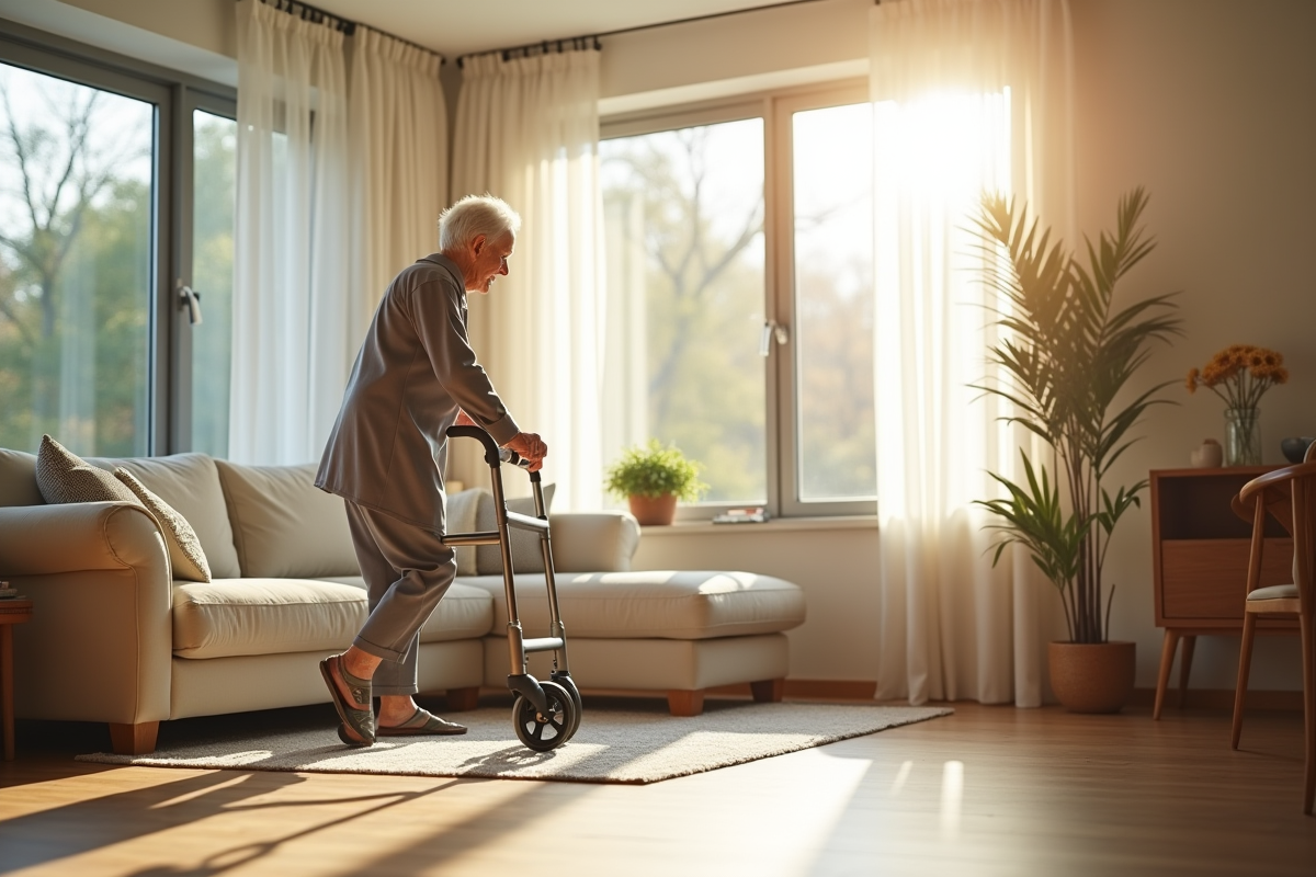 Différence entre déambulateur d’intérieur et d’extérieur : caractéristiques et choix adaptés